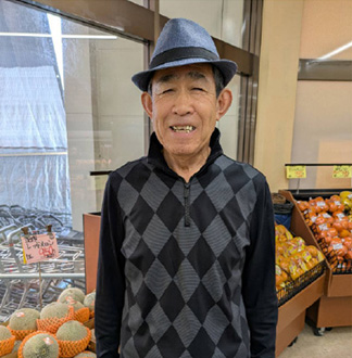 富野荘本店 青果コーナー担当 増田さん の私服